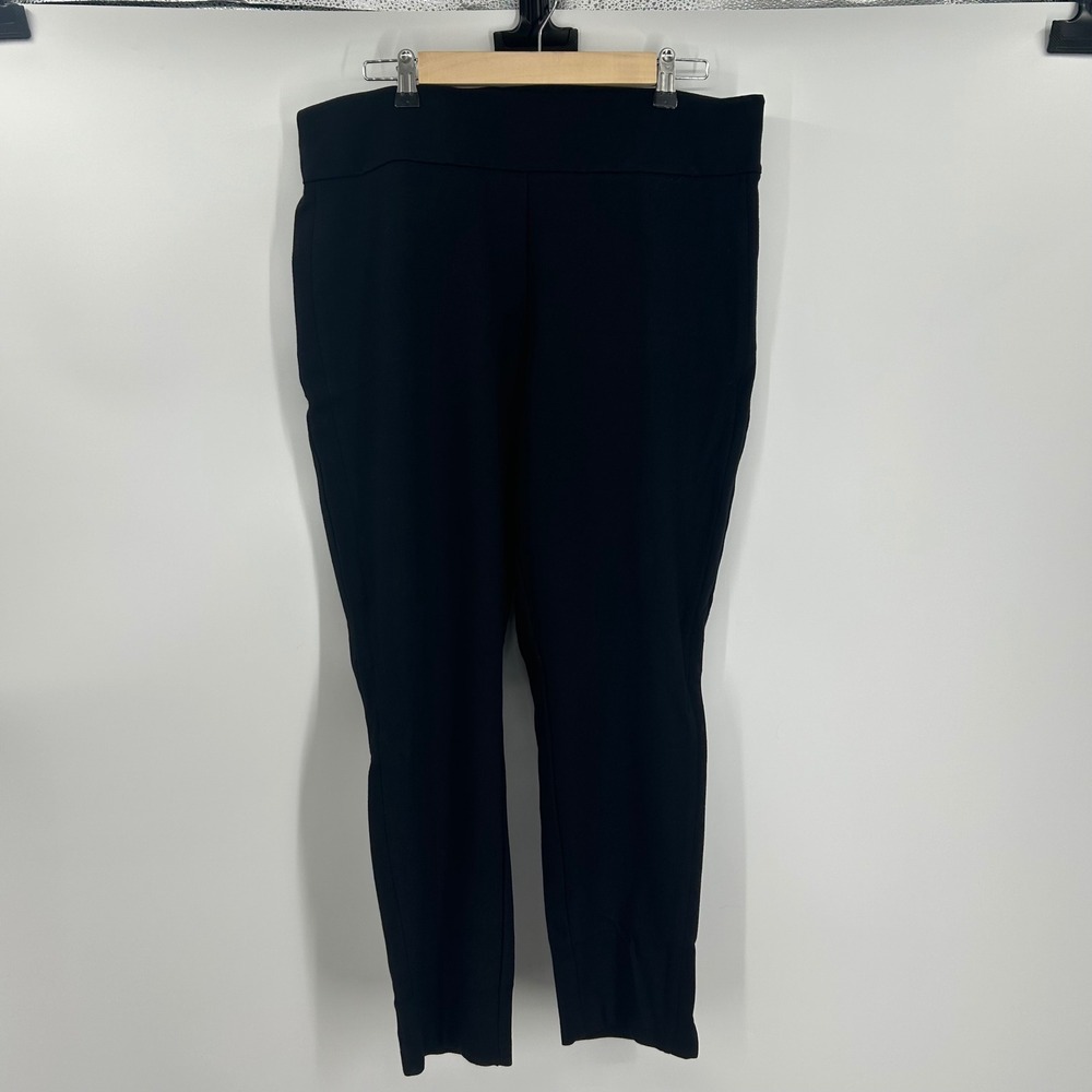 Express Womens XL Black High Rise Skinny Legging Ponte Work Pants Pull On S
